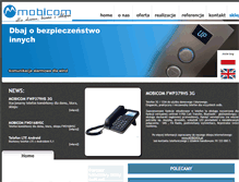 Tablet Screenshot of mobicom.pl